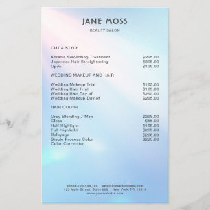 Prospectus 14 Cm X 21,6 Cm Flyer pour le salon Modern Glow