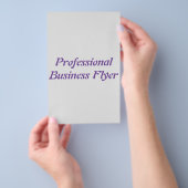 Prospectus 14 Cm X 21,6 Cm Flyer professionnel (Poignée)