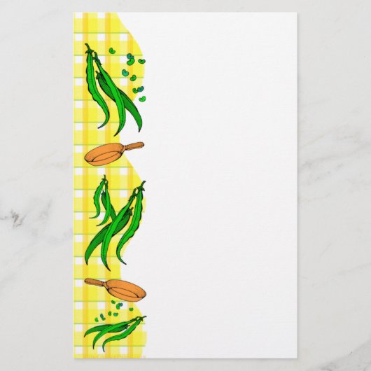 Prospectus 14 Cm X 21,6 Cm Flyer vert Bean Retro Jaune (Devant)