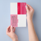 Prospectus 14 Cm X 21,6 Cm Flyers pliables (Poignée)