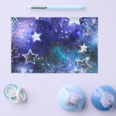 Prospectus 14 Cm X 21,6 Cm Fond spatial avec étoiles (Simple)