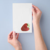 Prospectus 14 Cm X 21,6 Cm Fraises (Poignée)