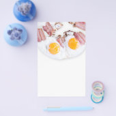 Prospectus 14 Cm X 21,6 Cm Fried eggs with bacon (Simple)