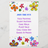 Prospectus 14 Cm X 21,6 Cm Grand Fleurs Flyer personnalisé (Dos)