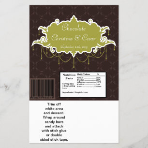 Prospectus 14 Cm X 21,6 Cm Grand Wrapper bar Hershey Light/Olive Green Chan