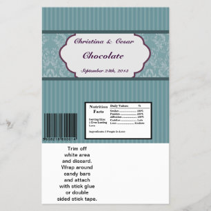 Prospectus 14 Cm X 21,6 Cm Grandes barrettes de Hershey's Turquoise Damas ble