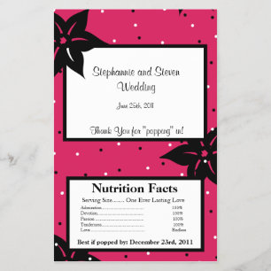 Prospectus 14 Cm X 21,6 Cm Gratte à maïs soufflé à micro-ondes rose et noire