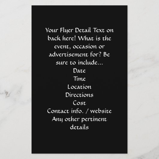 Prospectus 14 Cm X 21,6 Cm Guerrier Yoga Pose Silhouette (Dos)