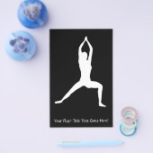 Prospectus 14 Cm X 21,6 Cm Guerrier Yoga Pose Silhouette (Simple)