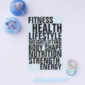 Prospectus 14 Cm X 21,6 Cm Gymnase club bold text inspiration (Simple)