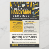 Prospectus 14 Cm X 21,6 Cm Handyman Services - Réparation et entretien à domi (Devant)