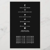 Prospectus 14 Cm X 21,6 Cm Haut-parleur Faux (Dos)