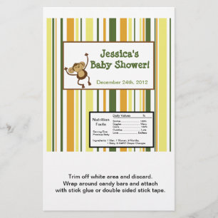 Prospectus 14 Cm X 21,6 Cm Hershey's Large Bar Wrapper Jungle Babies