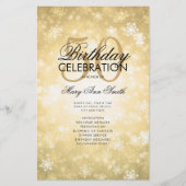 Prospectus 14 Cm X 21,6 Cm Hiver 50e anniversaire Programme Gold Wonderland M (Devant)