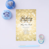 Prospectus 14 Cm X 21,6 Cm Hiver 80e anniversaire Programme Gold Wonderland M (Simple)