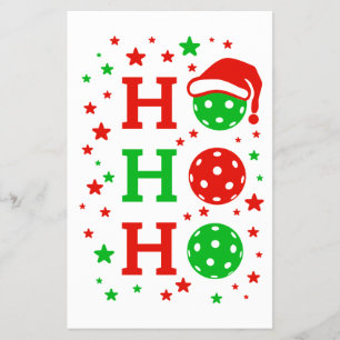 Prospectus 14 Cm X 21,6 Cm Ho Ho Ho Pickleball - Jeux de Noël amusants