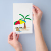 Prospectus 14 Cm X 21,6 Cm Hourra, vacances ! (Poignée)