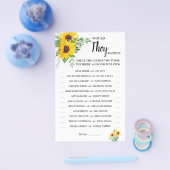 Prospectus 14 Cm X 21,6 Cm Ils préfèrent Sunflower Showcard (Simple)