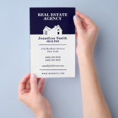 Prospectus 14 Cm X 21,6 Cm Immobilier blanc (Poignée)