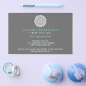 Prospectus 14 Cm X 21,6 Cm Impression Divine Cyan Horizontale (Simple)