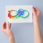 Prospectus 14 Cm X 21,6 Cm Infinity avec Rainbow Jellyfish (Poignée)