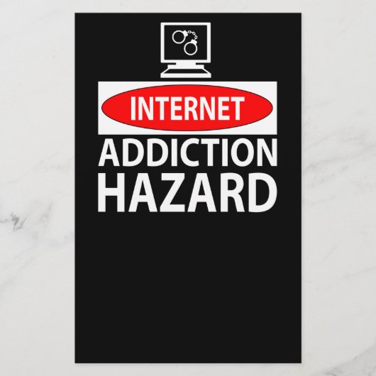 Prospectus 14 Cm X 21,6 Cm Internet – danger de dépendance (Devant)