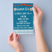 Prospectus 14 Cm X 21,6 Cm Invitation de Garden Fete (Poignée)