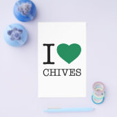 PROSPECTUS 14 CM X 21,6 CM J'AIME LES CHIVES (Simple)