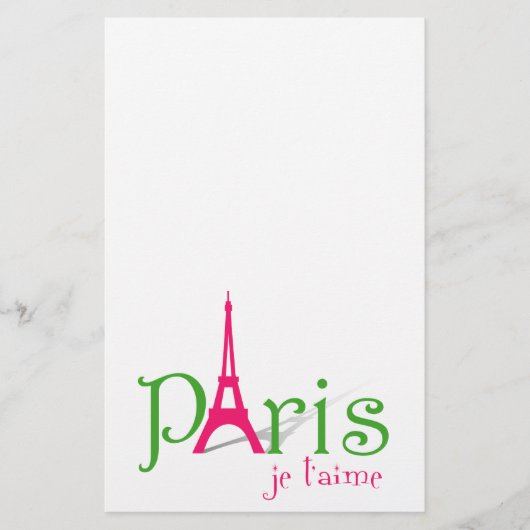 Prospectus 14 Cm X 21,6 Cm J'aime Paris (Devant)