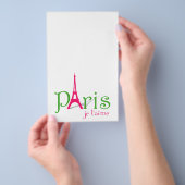Prospectus 14 Cm X 21,6 Cm J'aime Paris (Poignée)
