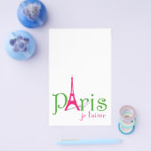 Prospectus 14 Cm X 21,6 Cm J'aime Paris (Simple)