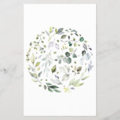 Prospectus 14 Cm X 21,6 Cm J'espionne Herbal Mariage Réception Jeu Carte Flye (Dos)