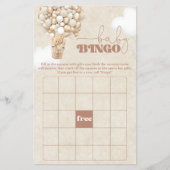 Prospectus 14 Cm X 21,6 Cm Jeu de Baby shower d'ours BINGO (Devant)