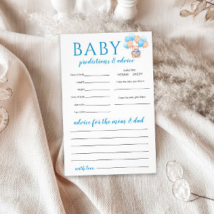 Prospectus 14 Cm X 21,6 Cm Jeu de prédictions pour bébé ours en peluche