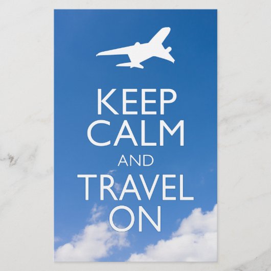 PROSPECTUS 14 CM X 21,6 CM KEEP CALM ET TRAVEL (Devant)