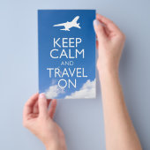 PROSPECTUS 14 CM X 21,6 CM KEEP CALM ET TRAVEL (Poignée)