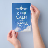 PROSPECTUS 14 CM X 21,6 CM KEEP CALM ET TRAVEL (Poignée)