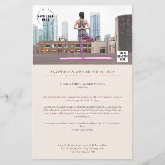 Prospectus 14 Cm X 21,6 Cm Kundenspezifischer Foto (Devant)