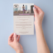 Prospectus 14 Cm X 21,6 Cm Kundenspezifischer Foto (Poignée)