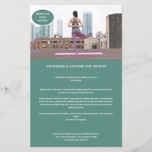 Prospectus 14 Cm X 21,6 Cm Kundenspezifischer Foto (Devant)