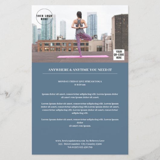 Prospectus 14 Cm X 21,6 Cm Kundenspezifischer Foto (Devant)