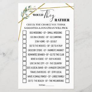 Prospectus 14 Cm X 21,6 Cm La verdure Plutôt La Fête des mariées