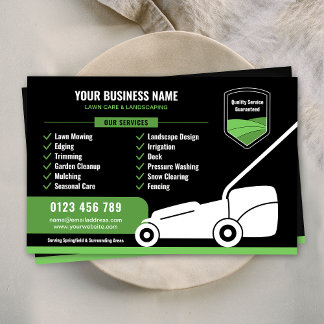 Prospectus 14 Cm X 21,6 Cm Lawn Mowing & Landscaping Business Marketing