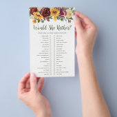 Prospectus 14 Cm X 21,6 Cm LGBTQ Sunflowers Fêtes des mariées Jeux (Poignée)