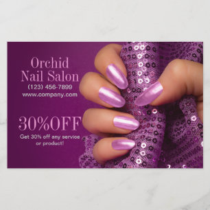 Prospectus 14 Cm X 21,6 Cm Listes de prix de Salon de beauté esthétique SPA à