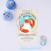 Prospectus 14 Cm X 21,6 Cm Lobster Chef Seafood Event (Simple)