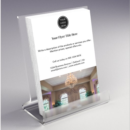 Prospectus 14 Cm X 21,6 Cm Logo d'entreprise promotionnel simple