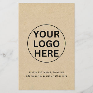 Prospectus 14 Cm X 21,6 Cm Logo et texte d'entreprise personnalisés l Promo R