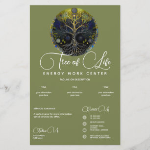 Prospectus 14 Cm X 21,6 Cm Luna Rising   Arbre de Vie