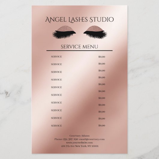 Prospectus 14 Cm X 21,6 Cm Makeup Artist Eyelash (Devant)